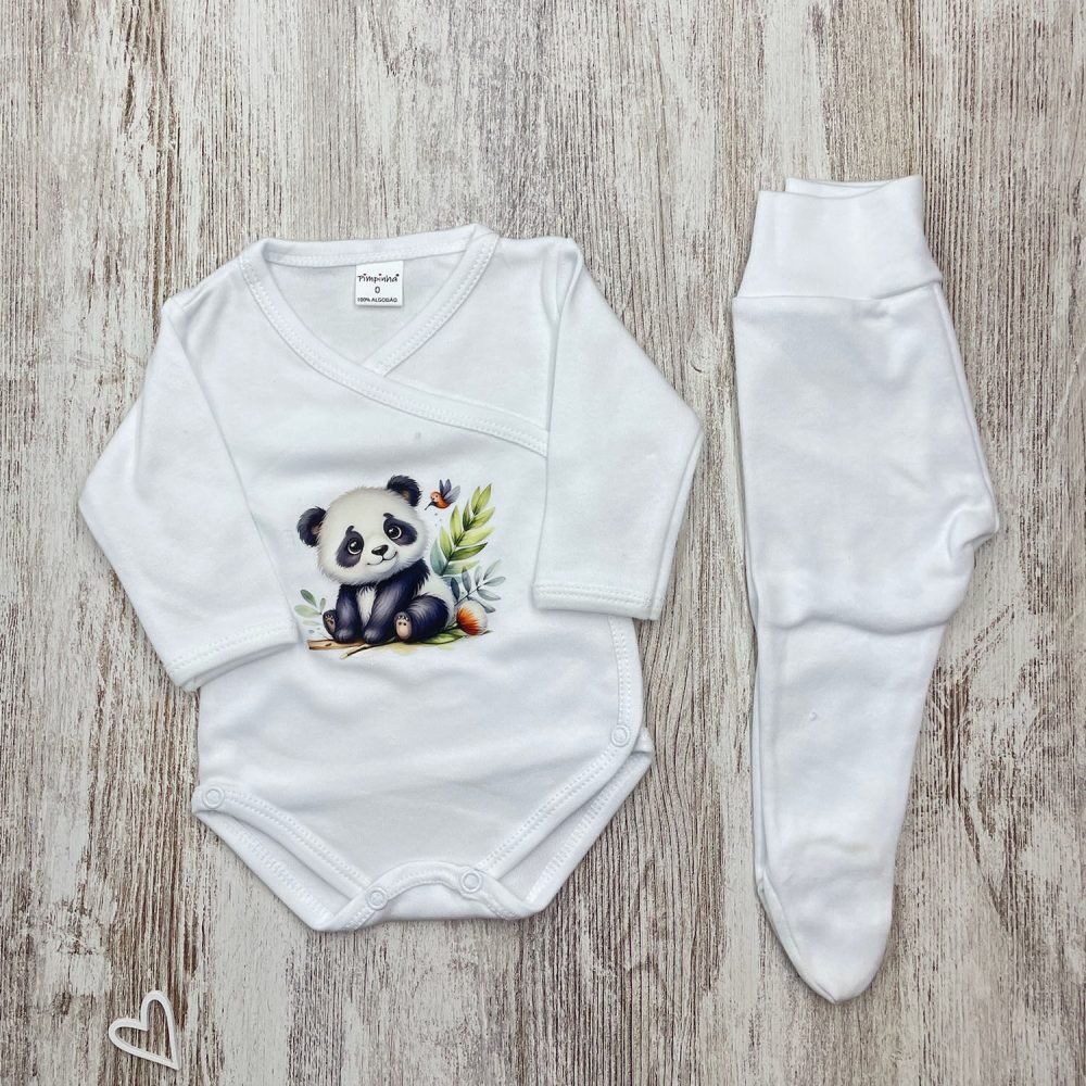 Body + Calça Cardado Panda