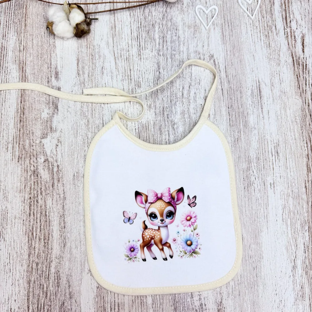 Babete Algodão Bambi Laço
