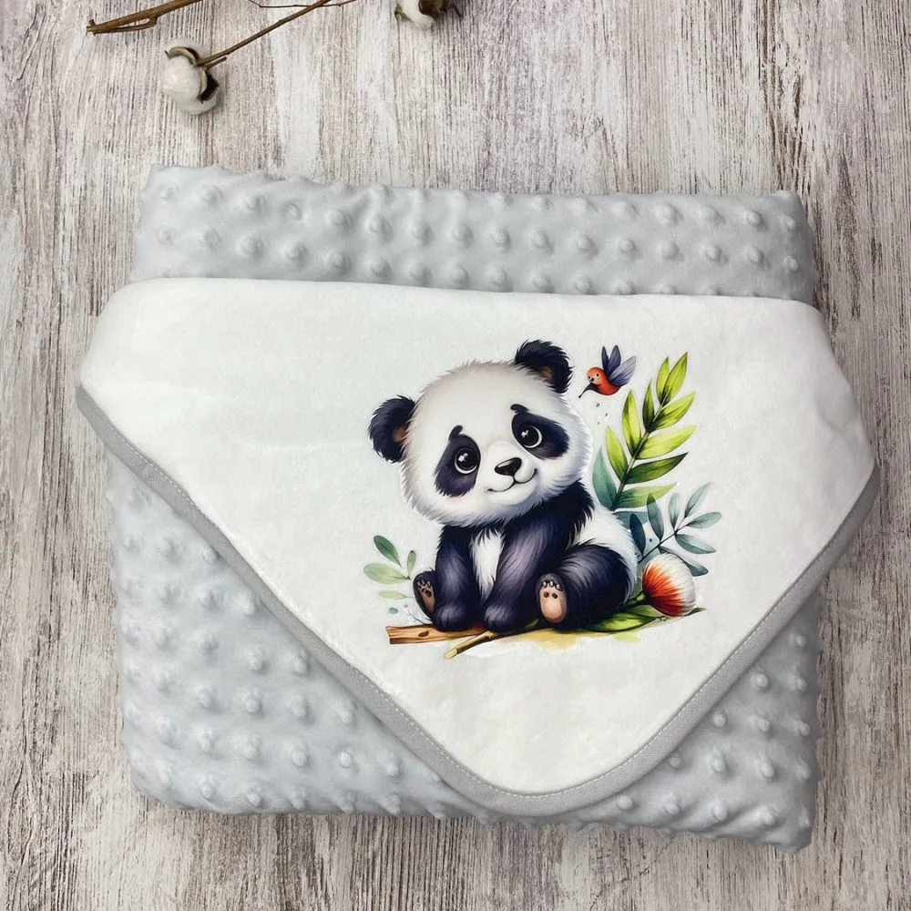 Manta Pipoca Panda