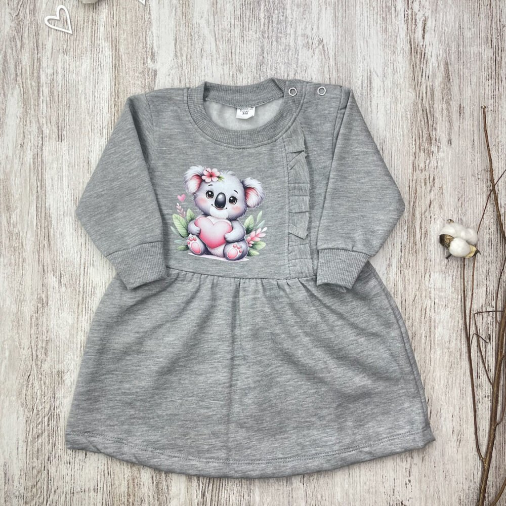 Vestido Koala Coração