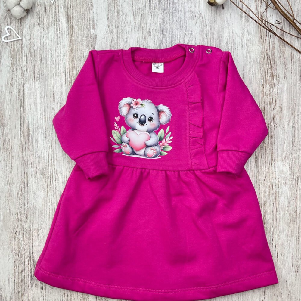 Vestido Koala Coração