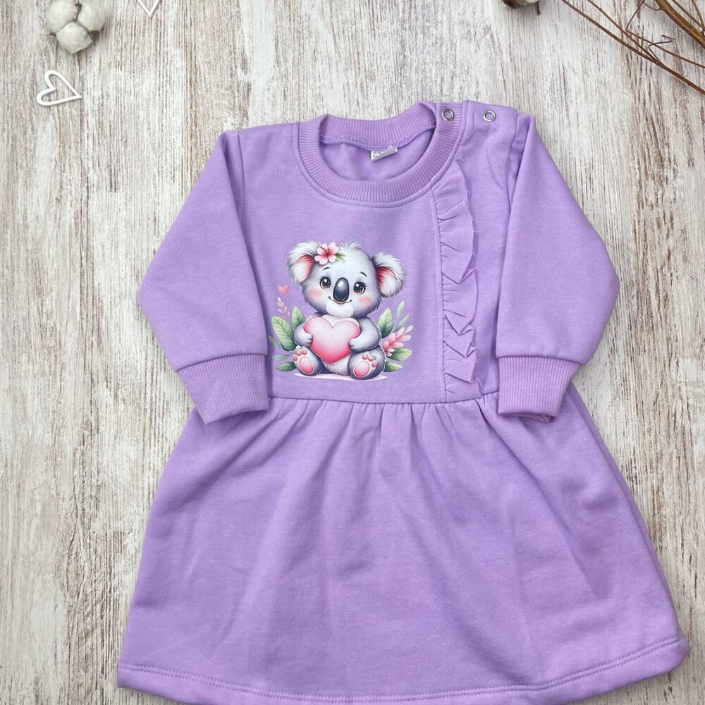 Vestido Koala Coração