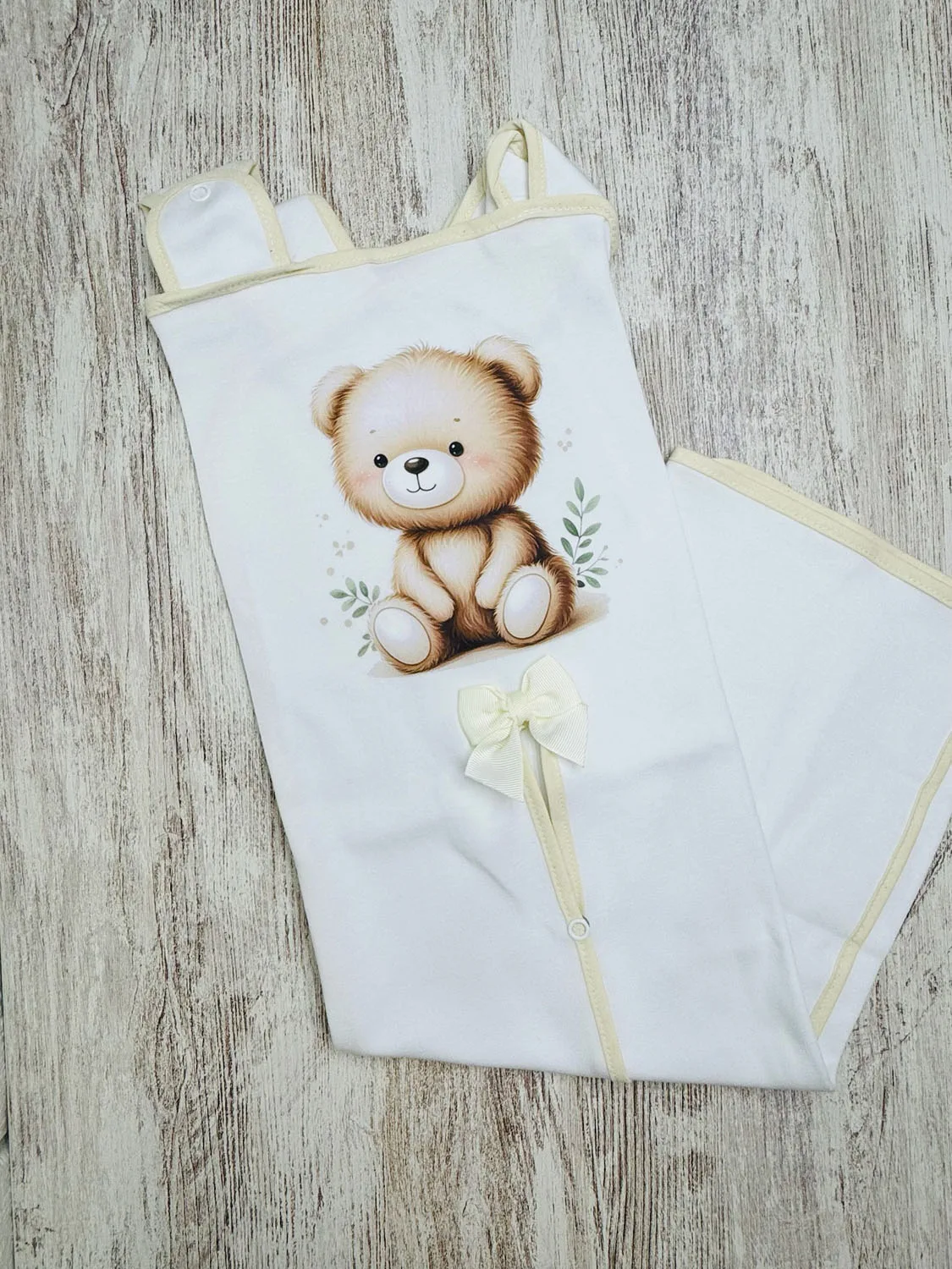 Tapa-ovo aberto Ursinho Fofinho