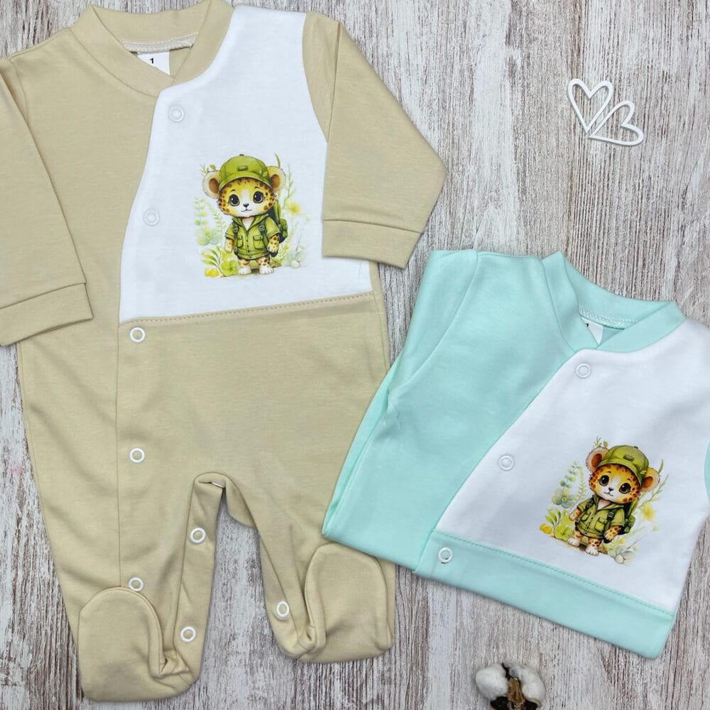 Babygrow Leopardo Verde