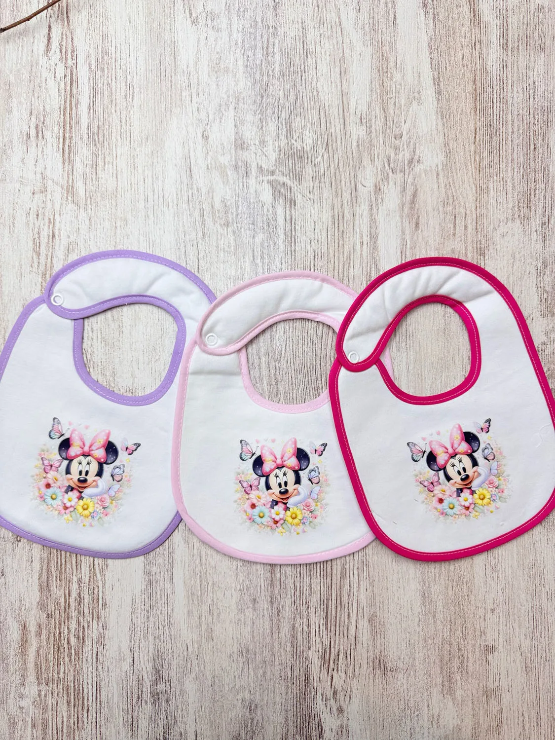 Babete Impermeável Minnie Primavera