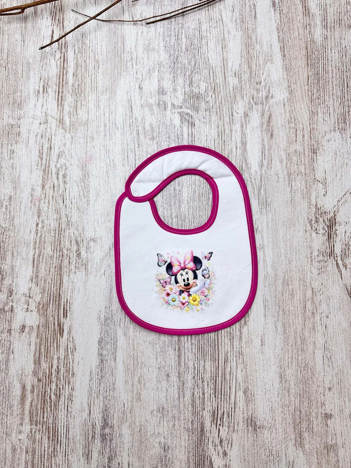 Babete Impermeável Minnie Primavera