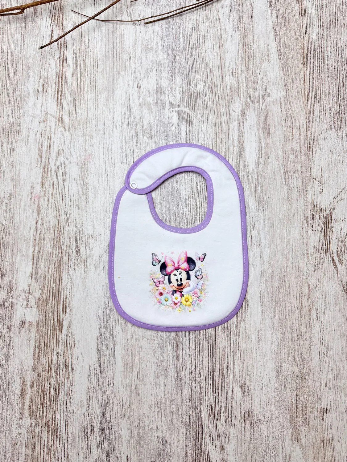 Babete Impermeável Minnie Primavera