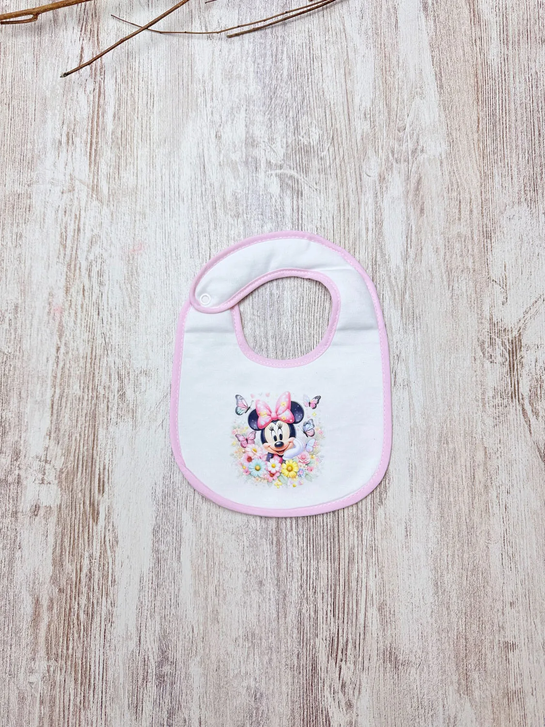 Babete Impermeável Minnie Primavera