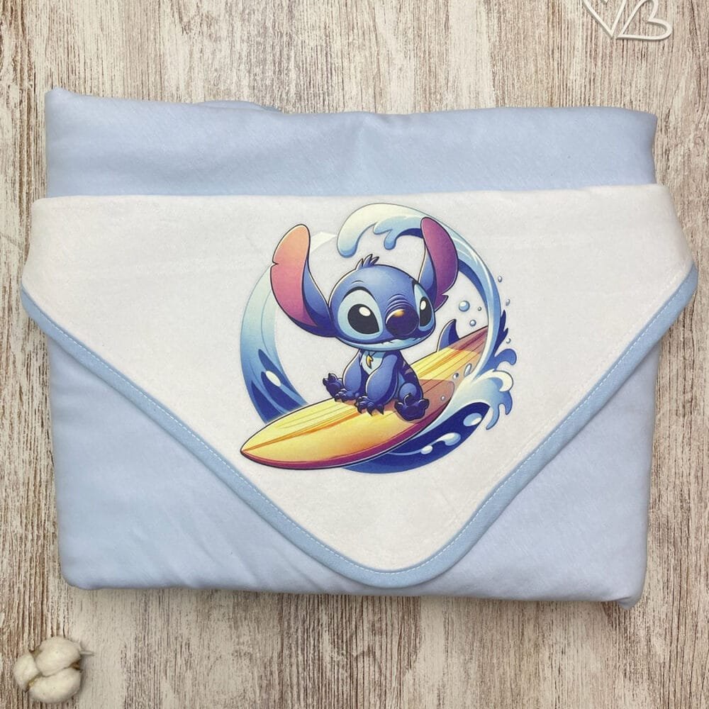 Manta Algodão Stitch Surfista