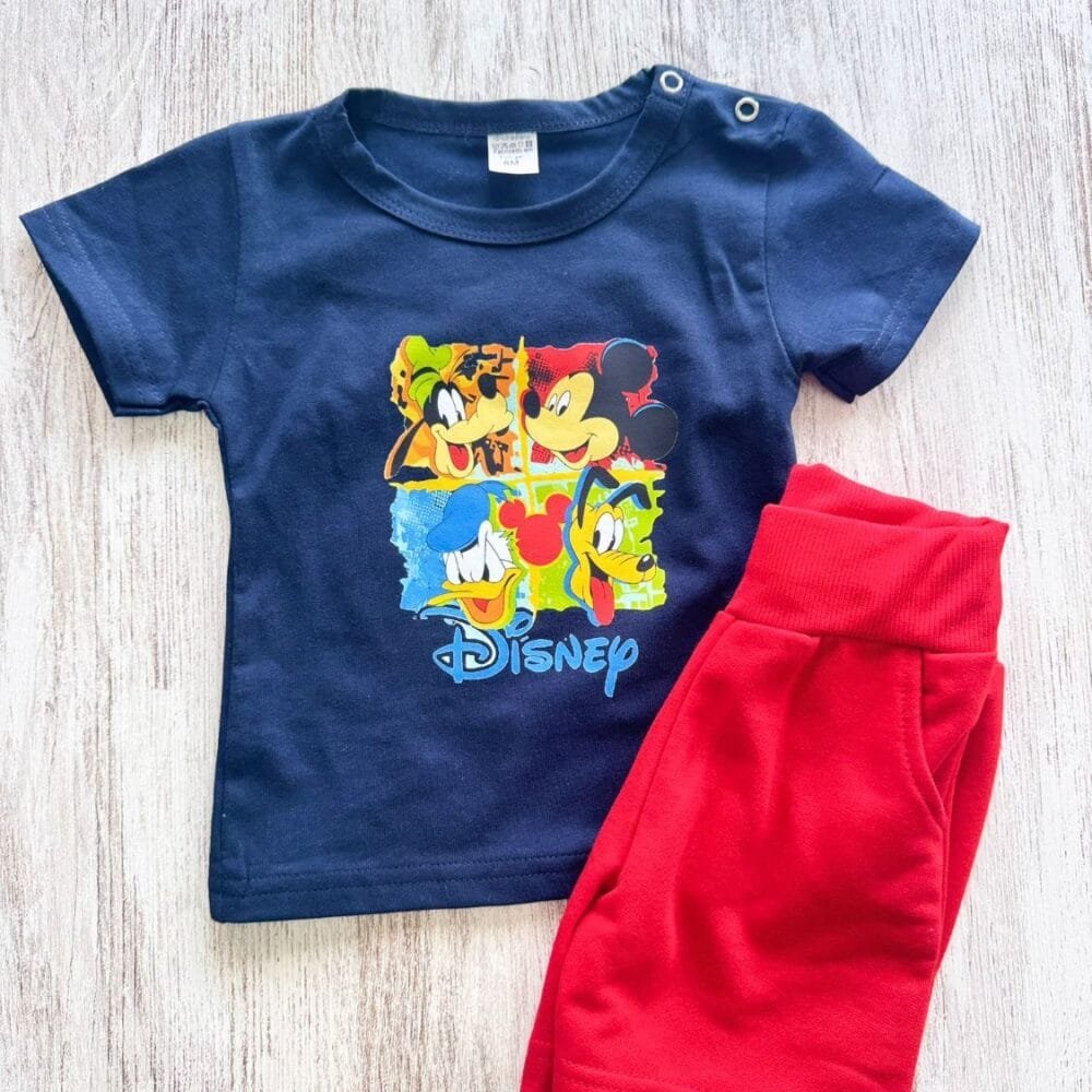 Conjunto Calções Disney