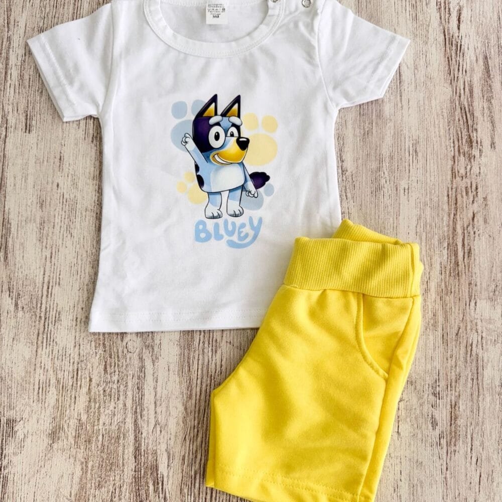 Conjunto Calções Bluey