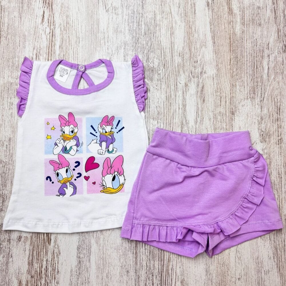 Conjunto Saia/Calção Margarida